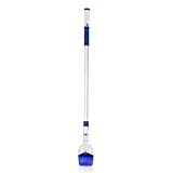 Gre VCB08 Aspirateur Electrique Autonome avec Batterie Type Balai pour Piscine et Spa, Bleu, 12 x 8 x 133 cm