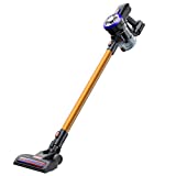EYUGLE 9000pa Aspirateur Sans Fil Silencieux Puissant Aspirateur Balai Multifonction 2 en 1 Durée de la Batterie au Lithium 2200mAh 45 Minutes Maximum Ramassant Facilement