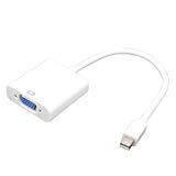 Pinzhi Blanc Port d'affichage mini DV Adaptateur de câble VGA pour Apple MacBook Air Pro