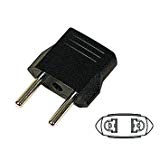 Adaptateur de prise électrique USA vers France.
