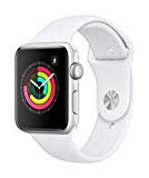 Apple Watch Series 3 (GPS) Boîtier en AluMinium Argent de 42 mm avec Bracelet Sport Blanc