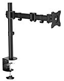 RICOO Support ecran PC et ordinateur TS5711 Meuble TV Suspendu bras télé articulé Orientable Inclinable 3D OLED LED LCD Plasma incurvé fixation murale max VESA 100x100 universel pour televiseur