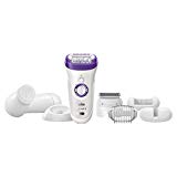 Braun Silk-épil 9 9-579 Épilateur Électrique Wet & Dry; 7 Accessoires Incluant une Brosse Nettoyante Visage; Rasoir Électrique Femme; Tondeuse Bikini