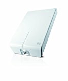 Antenne Full HDTV extérieure amplifiée de One For All avec d'Excellente Performance pour DVB-T TNT Numérique et Analogique TV Signaux - à 50km Range - Installation aisée avec 10 mt. Câble Coaxial  -VHF/UHF - Blanche - SV9455