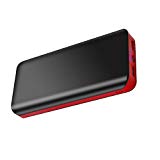 Batterie Externe 25000mAh Power Bank Portable avec Double Port USB et 4 Mode LED Flashlight Ultra-Capacité Chargeur Portable de Secours pour iPhoneX/8Plus Samung S8 Tablette PSP D’autre USB Via Device