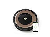iRobot Roomba 895 Aspirateur Robot, système de nettoyage ultra puissant avec Dirt Detect, aspire tapis, moquettes et sols durs, idéal pour les poils d'animaux, connexion Wi-Fi, champagne