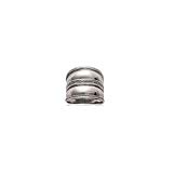 MARY JANE - Bague Argent Femme/Homme - Haut:18.20mm - Argent 925/000 (Large)