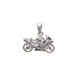 MARY JANE - Pendentif Argent Femme/Homme - Larg:18mm / Haut:12mm - Argent 925/000 (Moto)