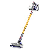 Deik Aspirateur sans Fil, Aspirateur Balai 2 en 1 (Durée de la Batterie au Lithium 2200mAh Polyvalente 40 Minutes, 2 Vitesses Réglables à Faible Bruit, Buse, Montage Mural) Jaune
