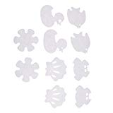 10pcs Autocollant Sticker de Sécurité Anti-dérapant Cartoon pour Salle de Bain Transparent