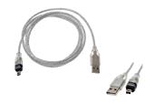 KALEA-INFORMATIQUE  - Cordon USB Mâle vers FIREWIRE IEEE1394a MALE avec fiche 'mini' Firewire 4 points - POUR PERIPHERIQUES COMPATIBLES AVEC CE TYPE D'ADAPTATEUR UNIQUEMENT