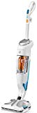 Rowenta RY7557WH Aspirateur Balai Nettoyeur Vapeur Clean & Steam Sans Détergent Autonomie jusqu’à 40 min 1700W Blanc et Argenté