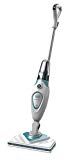 Black + Decker FSM1616-QS Balai Vapeur avec Débit Vapeur Variable de Fil + 1 Tête Delta Blanc/Bleu 1600 W 5 m