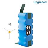 jolege 14.4V 4000mAh Ni-MH Batterie pour iRobot Roomba 500 600 700 800 Série 505 510 520 500 521 530 531 532 533 534 535 536 540 545 550 552 555 560 561 562 563 564 565 570 580 581 585 587 589 595 600 605 610 615 616 620 621 625 630 631 632 639 650 651 660 670 680 681 700 720 750 760 765 770 772 772e 774 775 776 776 776p 780 782 782e 785 786 786p 800 850 860 865 866 870 871 875 876 880 886 890 R3 80501 4419696 Scooba 450 ect