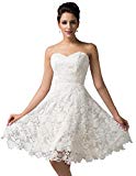 Femme Robe de Soirée Robe de la Demoisellle d'honneur sans Manche Col Rond Taille 34 GK118-1