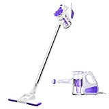 PUPPYOO Aspirateur Électriques Aspirateur Portable Léger 600W Grande Aspiration Multi-Fonctions 3 en 1 Aspirateur Balais Cyclonique Silence Stockage Facile Certification CE