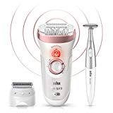 Braun Silk-Épil 9 9/890 Sensosmart Épilateur Électrique/7 Accessoires Or/Rose