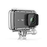 YI 4K+ Caméra d'action avec Boîtier étanche 4K/60fp - Capteur Sony IMX377 - 12MP RAW Image - EIS - Ecran Tactile 2.2'' - Commande Vocale - Diffusion en Direct Noir