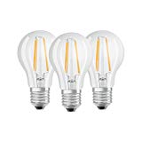 OSRAM - Lot de 3 Ampoules LED Filament Standard - Culot E27-7 W Equivalent 60 W - Blanc Chaud 2700K