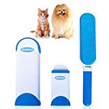 IREENUO Brosses pour animal domestique, animal domestique fourrure et cheveux Lint Remover Rouleau avec Auto-nettoyage retirer Chien Chat Cheveux (Bleu) …