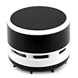 Mini table vide sans fil Alimenté par batterie Hoover batterie Aspirateur Collecteur de poussière pour aspirateur Turbo de la saleté avec clavier Brosse de nettoyage Aide avec ON/OFF Push noir