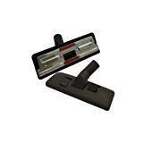 Europart Universal Brosse d'aspirateur universelle en plastique de qualité supérieure avec pédale deux positions Noir 270 x 32 mm