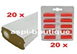 VORWERK KOBOLD * PROMO * 20 x Sac Aspirateur + 20 x Parfum pour VK118 VK119 VK120 VK121 VK 122 ET340