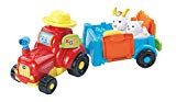 VTech - 180705 - Tut Tut Animo - Mon Super Tracteur à Remorque + Babette - Biquette à Devinette