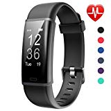 Tracker d'Activité Cardiofréquencemètre, Lintelek Montre Connectée IP67 Etanche Bracelet Sport Podomètre Calorie Smartwatch pour Enfants Femmes Hommes