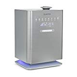 Klarstein Cubix • humidificateur • épurateur d'air • purificateur d'air • ionisateur • réservoir d'eau de 5,5 litres • sécurité enfant • télécommande • puissance d'humidification jusqu'à 350 ml/h • silencieux • argent