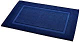 AmazonBasics Tapis de bain à galon Bleu marine