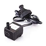 FACILLA Pompe Eau Submersible Aquarium Pump Fish Tank Fontaine 220L/H