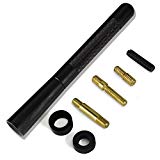 Eximtrade Universel Fibre de Carbone Aluminium Auto Voiture Radio FM/AM Aérien Antenne