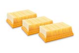 vhbw 3x filtre à pris plats pour aspirateur robot aspirateur multi-usages Kärcher MV4, MV5, MV6, WD4, WD5, WD6