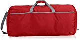 AmazonBasics Grand sac de sport/week-end en tissu souple, 98 l, Rouge