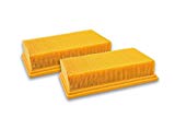 vhbw 2x filtre à pris plats set pour aspirateur robot multi-usages Hilti VC 20 UM, VC 40 UM, VC-20, VC-40