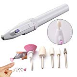Risingmed 5-EN-1 Set Manucure/Pédicure Électrique, Ensemble Manucure Pédicure portable femme Outils électriques de vernis à ongles de kit de pédicure de manucure de salon de forme électrique de salon