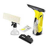 Kärcher Nettoyeur de fenêtres WV 5 Premium, lave-vitre sans fil compact à batterie amovible, avec pulvérisateur, 2 raclettes et concentré de nettoyage/détergent