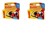 Kodak Fun Flash Lot de 2 appareils photo jetables 39 poses