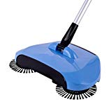 Aspirateurs balais et balais électriques Covermason Balai Balayeuse à PoussièRe Arrival 360 Rotary Home Use Magic Manual Telescopic Floor Dust Sweeper (bleu)