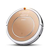 Fmart Robot aspirateur Trappe d'aspiration, filtre HEPA, charge automatique, nettoyage humide et sec, nettoyage automatique, aspiration des poils et cheveux, robot intelligent E-R302G(S)