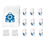 Kit des Sacs Aspirateur: 10 Sacs + 4 Filtres pour les Aspirateurs Miele (Alternative à GN HyClean) Produit Authentique de Green Label