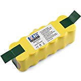 BAKTH Batterie de rechange Ni-MH 4500mAh pour Aspirateur iRobot Roomba 500 600 700 800 510 530 532 535 540 545 550 552 560 562 570 580 581 582 585 595 600 620 630 631 650 660 700 760 770 780 790 800 870 880 R3 80501 4419696