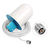 Phonetone L'antenne de Signal 2g 3g 4g 8dBi Tubulaire Extérieur Antenne avec 10m RG58 Câble N-Mâle Connecteur pour Signal Amplificateur de Téléphone Portable