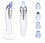 Aspirateur Point Noirs, Extracteur de Point Noir, Aspire Point Noir, Point Noirs Extracteur, Appareil pour Point Noir Visage Professionnel Aspire les Comédon/Pores /Acné/Sébum, Avec 4 Têtes Remplaçables