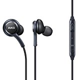 EO-IG955BSEGWW Écouteurs mains libres officiels pour Samsung Galaxy S8/S8 calibrés par AKG/Harman Kardon, anti-noeuds, noir