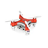 Cheerson CX-10C Metakoo Mini Quadcopter Led 2.4G 4CH 6-Axis Gyro RTF Nano RC Drone avec 0.3MP Caméra ( orange et argent )