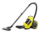 Kärcher Aspirateur traîneau VC 3 sans sac, filtre intégré haute performance, 700 W, coloris jaune-noir, maniable, silencieux et hypoallergénique