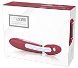 UTILYZE – Râpe anti-callosités électrique rechargeable avec moteur Turbo-Boost –Fonctionne sur pieds secs et mouillés – Outil de pédicure professionnel – 3 rouleaux inclus (rouge)