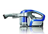 Cleanmaxx aspirateur cyclonique 09847 Batterie | de main & Aspirateur traîneau dans un | Tube à 80 cm extensible avec différents embouts | Bleu | 150 W | Argent